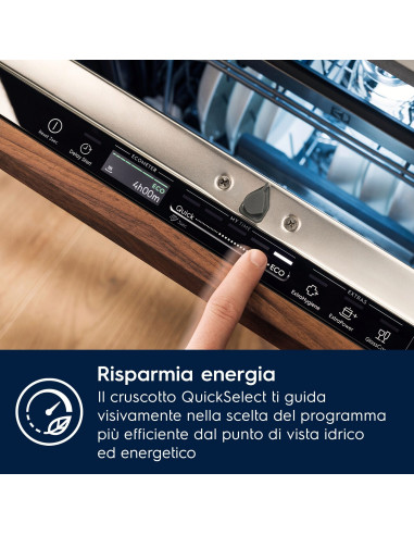 Electrolux EES68510L Lavastoviglie Integrata totale Serie 600 SatelliteClean® 60 cm