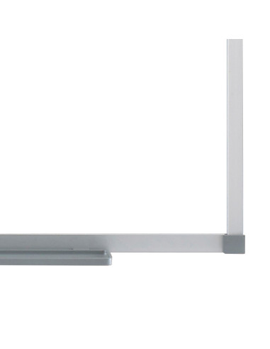Nobo Lavagna bianca magnetica in acciaio Basic 900x600 con bordo basico