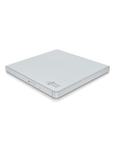 Hitachi-LG Slim Portable DVD-Writer lettore di disco ottico DVD±RW Bianco