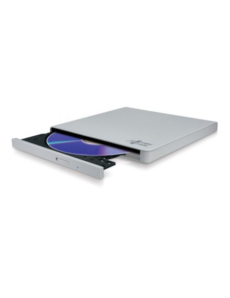 Hitachi-LG Slim Portable DVD-Writer lettore di disco ottico DVD±RW Bianco