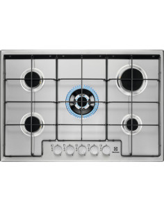 Electrolux EGS7534X Acciaio inox Da incasso 75 cm Gas 5 Fornello(i)