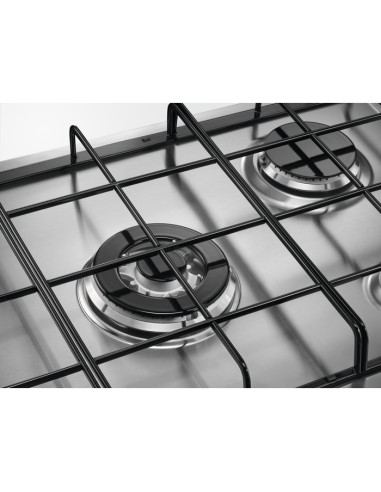 Electrolux EGS7534X Acciaio inox Da incasso 75 cm Gas 5 Fornello(i)