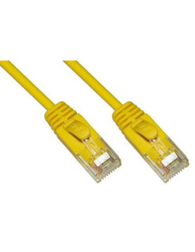 CAVO RETE CATEGORIA 6 NON SCHERMATO UTP COLORE GIALLO HALOGENFREE MT 1 SLIM LK6U010YS