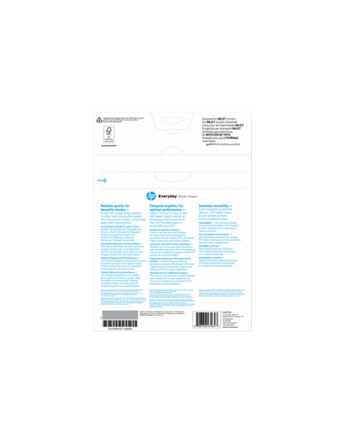 HP Carta fotografica Everyday, lucida, 200 g/m2, A4 (210 x 297 mm), 100 fogli