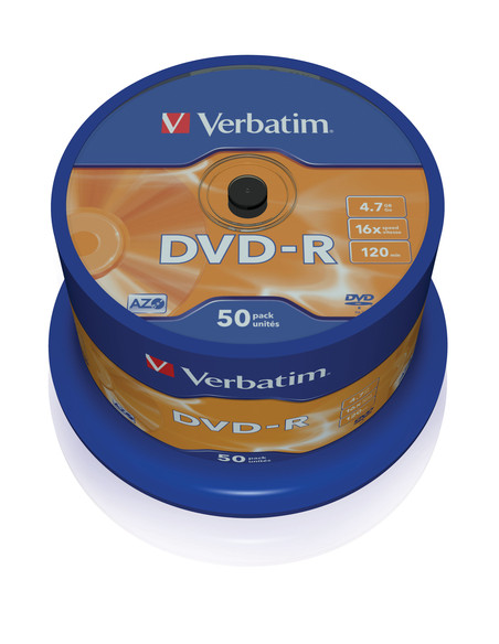 Verbatim DVD-R Matt Silver 4,7 GB 50 pz