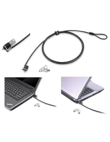Lenovo 57Y4303 cavo di sicurezza Nero, Argento 1,52 m