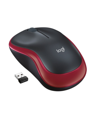 MOUSE LOGITECH "Wireless Mouse M185 Rosso" - 910-002237