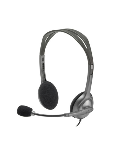 Cuffie Logitech H111 Cavo Over-the-head Stereo - Nero - Binaural - Supra-aural - 32 Ohm - 20 Hz a 20 kHz - 180 cm Cavo