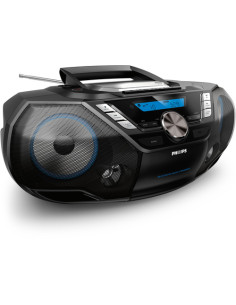 Philips AZB798T/12 impianto stereo portatile Analogico e digitale 12 W DAB, DAB+, FM Nero Riproduzione MP3