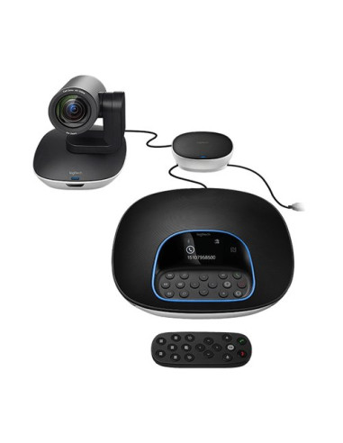 CONFERENCE GROUP LOGITECH HD 1080p x videoconferenze 30fps zoom 10x Campo visivo di 90°vivavoce full-duplex autofocus 960-00105