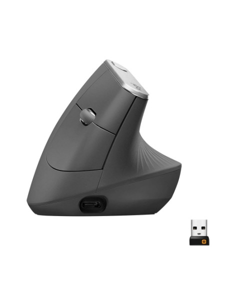 MOUSE LOGITECH MX Vertical  advanced ergonomic mouse Wireless+Bluetooth 4000 DPI 6 PULSANTI 910-005448
