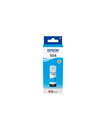 Epson 104 EcoTank Cyan ink bottle