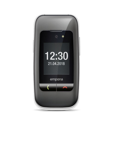 Emporia emporiaONE 6,1 cm (2.4") 80 g Grigio, Argento Telefono per anziani