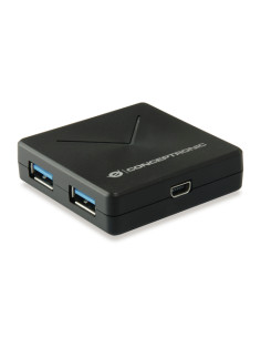 Conceptronic HUBBIES02B hub di interfaccia USB 3.2 Gen 1 (3.1 Gen 1) Mini-B 5000 Mbit/s Nero