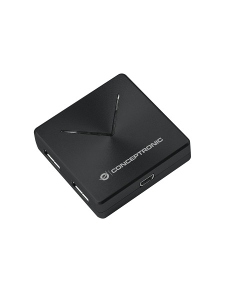 Conceptronic HUBBIES02B hub di interfaccia USB 3.2 Gen 1 (3.1 Gen 1) Mini-B 5000 Mbit/s Nero