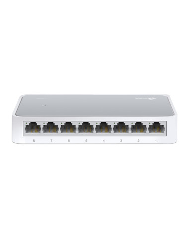 TP-Link TL-SF1008D Non gestito Fast Ethernet (10/100) Bianco