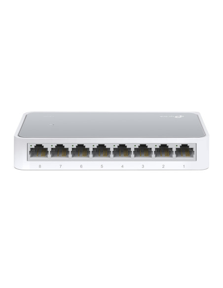 TP-Link TL-SF1008D Non gestito Fast Ethernet (10/100) Bianco