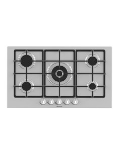 Hisense GM973XF piano cottura Acciaio inox Da incasso Gas 5 Fornello(i)