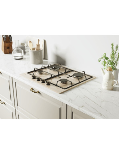 Candy Classic CHW6BRAV4WGT Avena Da incasso 60 cm Gas 4 Fornello(i)