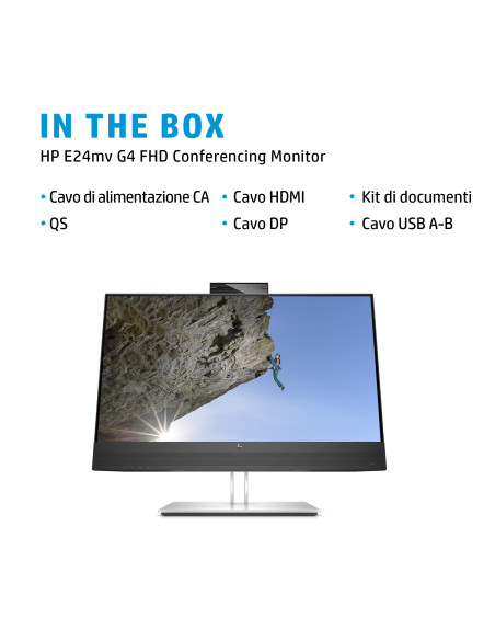 HP E24mv G4 FHD Conferencing Monitor