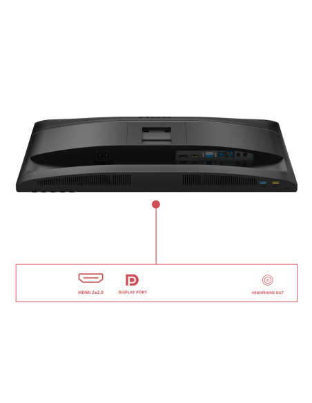 AOC U34E2M Monitor PC 86,4 cm (34") 3440 x 1440 Pixel Wide Quad HD Nero