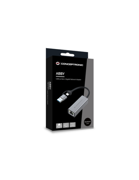 Conceptronic ABBY08G scheda di rete e adattatore Ethernet 5000 Mbit/s