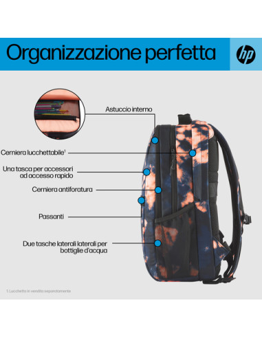 HP Zaino Campus XL Tie Dye