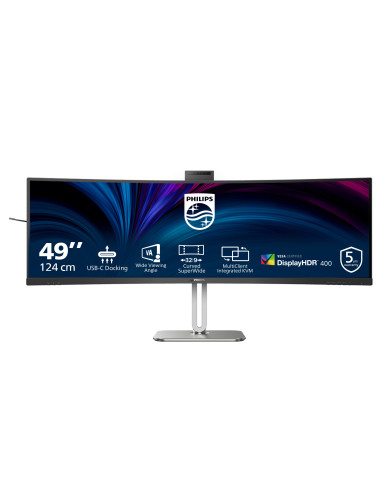 Philips Serie 5000 49B2U5900CH/00 Monitor PC 124 cm (48.8") 5120 x 1440 Pixel Dual QHD LCD Nero