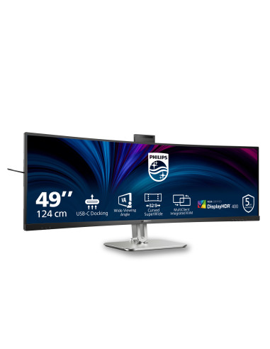 Philips Serie 5000 49B2U5900CH/00 Monitor PC 124 cm (48.8") 5120 x 1440 Pixel Dual QHD LCD Nero