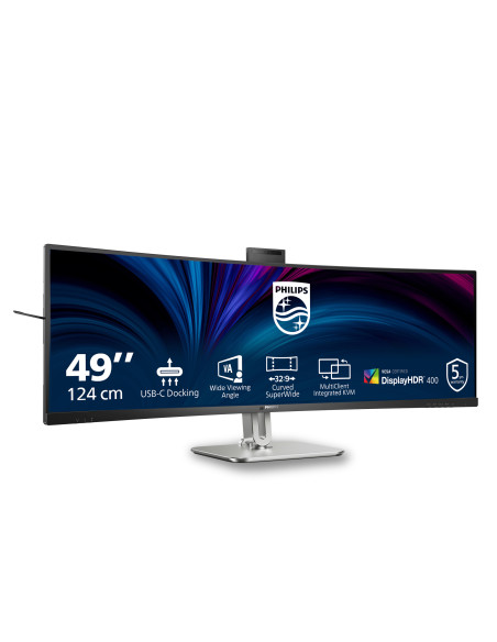 Philips Serie 5000 49B2U5900CH/00 Monitor PC 124 cm (48.8") 5120 x 1440 Pixel Dual QHD LCD Nero