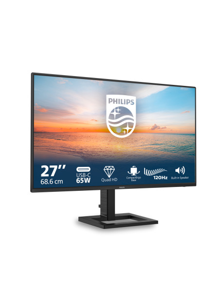 Philips Serie 1000 27E1N1600AE/00 Monitor PC 68,6 cm (27") 2560 x 1440 Pixel Quad HD LCD Nero