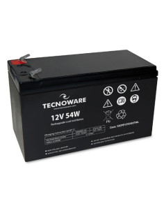 BATTERIA  TECNOWARE 12V 54W (11Ah) FASTON 6,3 MM LONG LIFE EACPE12V54WTWL