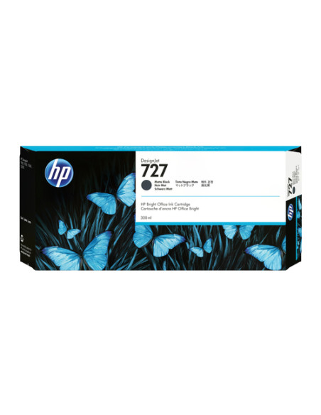 HP Cartuccia inchiostro nero opaco DesignJet 727, 300 ml