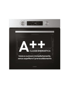 Candy Moderna CA6 N3B1HTX 78 L Nero, Acciaio inox