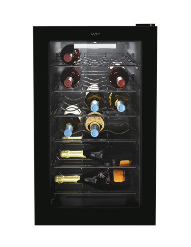 Candy CWC 021 M/NF Cantinetta vino con compressore Libera installazione Nero 21 bottiglia/bottiglie