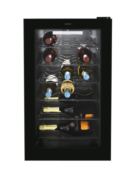 Candy CWC 021 M/NF Cantinetta vino con compressore Libera installazione Nero 21 bottiglia/bottiglie