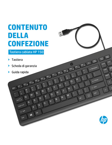 HP Tastiera cablata 150