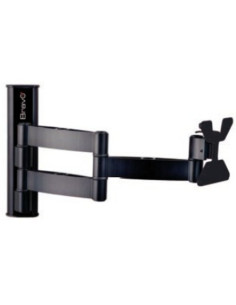 SUPPORTO TV BRAVO "LCD3" 10"-30", MAX Kg 20, ATTACCO MAX 10x10cm incl. adat. 10x20/20x10 ORIENTABILE -10°/+15°