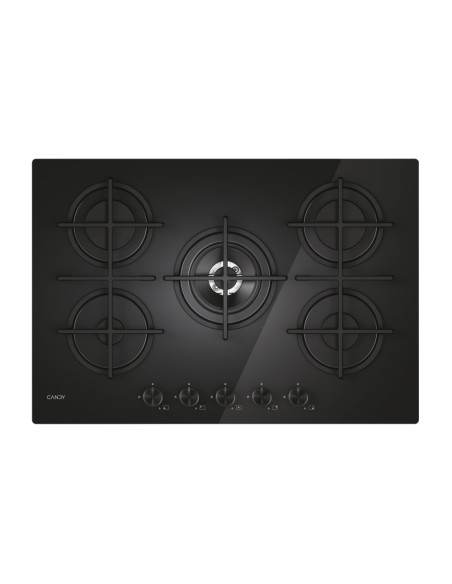 Candy CVG74WTB Nero Da incasso 75 cm Gas 5 Fornello(i)
