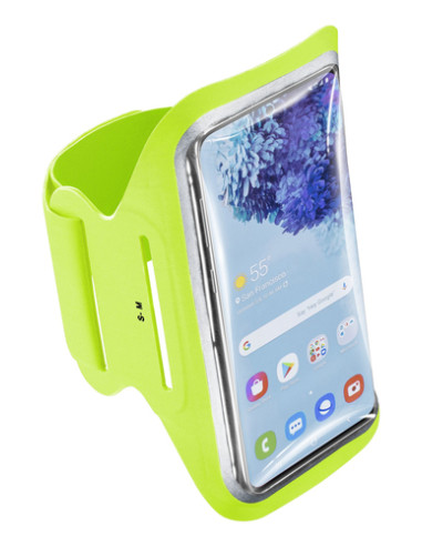Cellularline Armband Fitness - Universale Fascia da braccio per allenarsi con lo smartphone