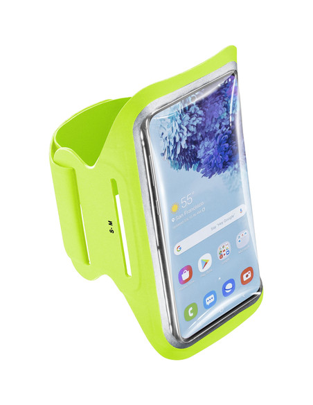 Cellularline Armband Fitness - Universale Fascia da braccio per allenarsi con lo smartphone