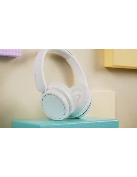 Philips Serie 5000 TAH5209WT/00 cuffia e auricolare Wireless A Padiglione Musica e Chiamate Bluetooth Bianco