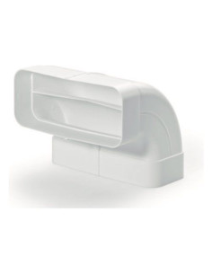 Curva cappa Airforce AFC4043004 90 verticale per tubo piatto Bianco