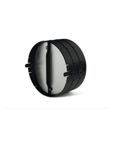 Deflettore cappa Airforce AFC4043064 valvola antiritorno tripla Nero