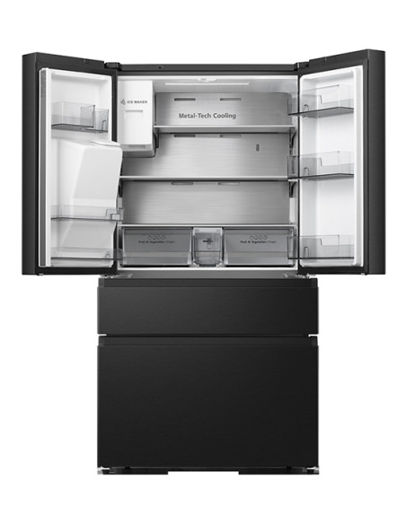 Hisense RF728N4SAFE frigorifero side-by-side Libera installazione 560 L Nero