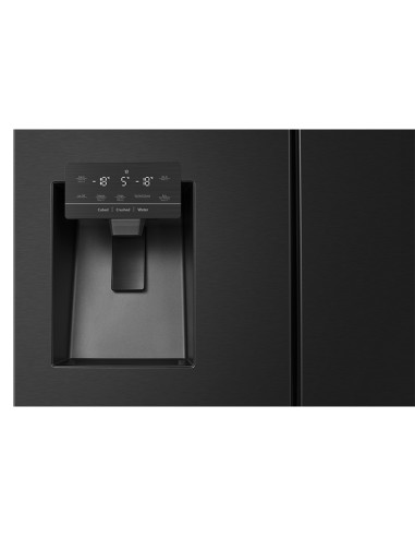 Hisense RF728N4SAFE frigorifero side-by-side Libera installazione 560 L Nero