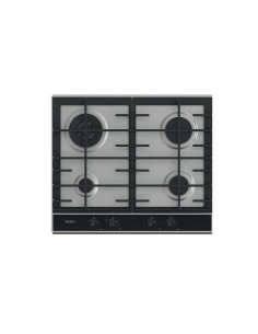 Haier Series 4 HAHG6BR4XH Acciaio inox Da incasso 59.5 cm Gas 4 Fornello(i)