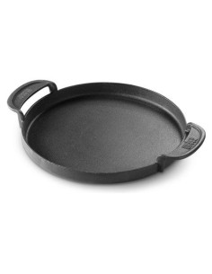 Piastra ghisa Weber 7421 liscia con manici