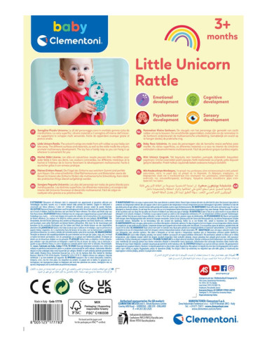 Baby Little Unicorn sonaglio