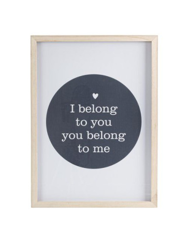 Stampa con cornice Yes Everyday 0245075 Parola